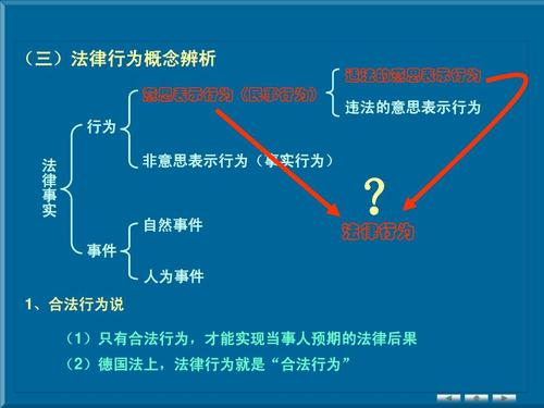 法律行为划分的概念